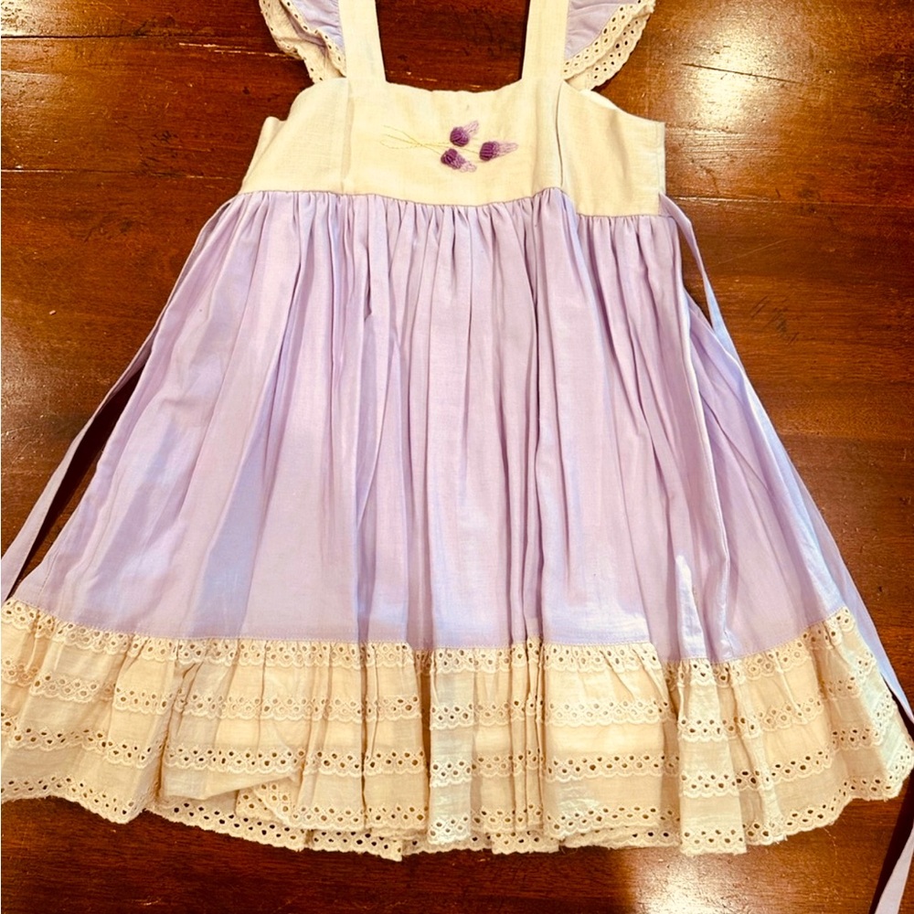 Well Dressed Wolf Lavender Heirloom NWT Size 2T